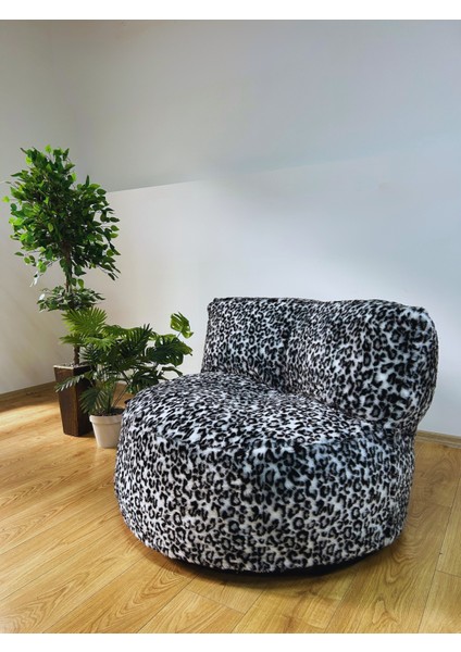 Koko Twist Puf Armut Koltuk Desenli Tüylü Puf Koltuk modelleri
