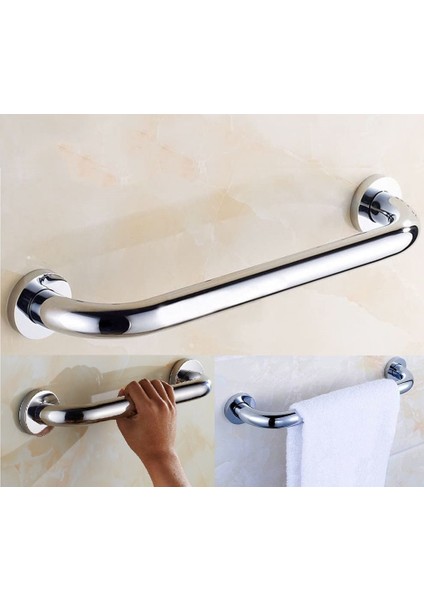 Q19 50CM Boyuyunda Paslanmaz Parlak Wc Banyo Engelli Tutunma Barı Tutamak fiyatları