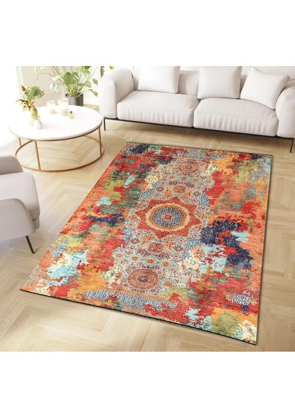 | Vintage Eskitme Tarz Otantik Minimalist Modern Desenli| Yıkanabilir Halı fiyatları