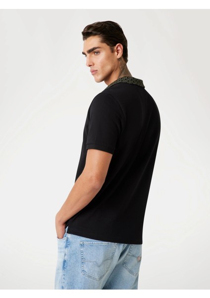 Lyle Erkek Siyah Slim Fit Polo T-Shirt M5YP60K7O64-JBLK modelleri