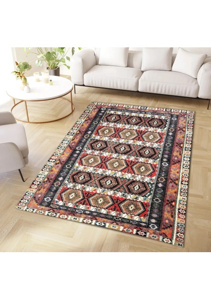| Vintage Eskitme Tarz Otantik Minimalist Modern Desenli | Yıkanabilir Halı fiyatları