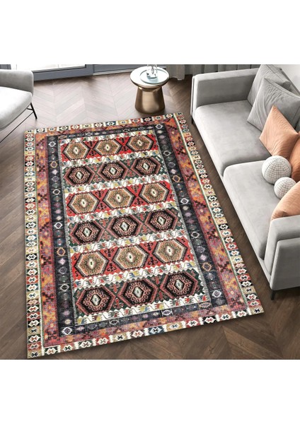 | Vintage Eskitme Tarz Otantik Minimalist Modern Desenli | Yıkanabilir Halı fırsatları