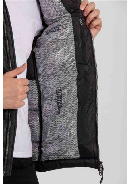 Tıtanıum Alpha Termal Siyah Slım Fıt Şişme Mont fiyatları