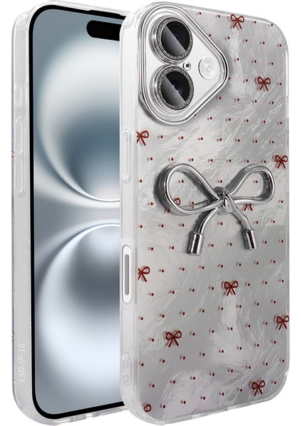 iPhone 16 Kılıf Kamera Korumalı Figürlü Mnc Ponti Silikon Kapak - Açık Pembe fiyatları