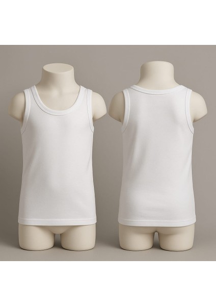 Beyaz Askılı Çocuk Atlet 10 Adet %100 Pamuk fiyatları
