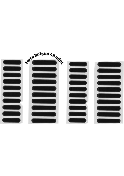 Hoparlörü Için Toz Önleyici Sticker-Telefon Hoparlör Koruyucu 1.6 Cm-2.2 cm ( 40 Adet) (20 Takım) modelleri