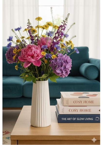 Bohem Tarz 18 cm Orta Boy Vazo Çizgili Iskandinav Vazo Dekoratif Çiçeksiz Pinterest Hediyelik fiyatları