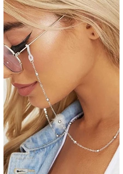 Gözlük Zinciri Gold ve Gümüş Renk Gözlük Askısı