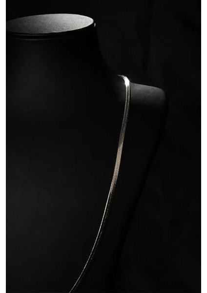 Italyan Ezme Model Unisex Çelik Zincir Kolye 3 mm fiyatları