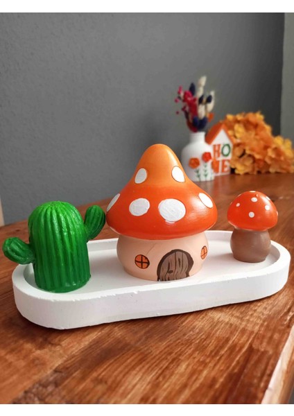 Dekoratif Biblo Sonbahar Yılbaşı Dekorasyon Mantar Ev Kaktüs Çam Ağacı fiyatları