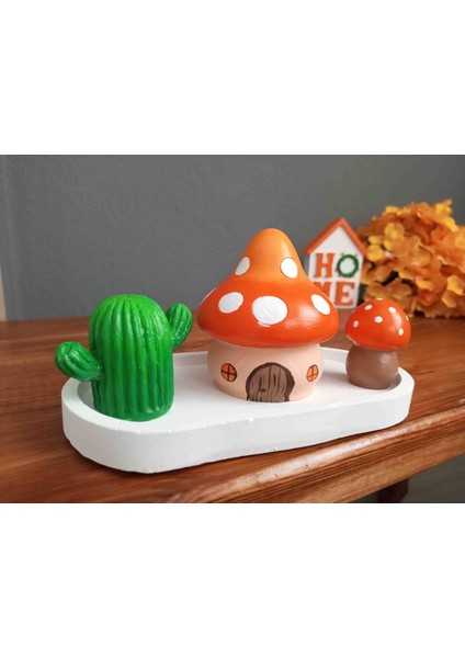 Dekoratif Biblo Sonbahar Yılbaşı Dekorasyon Mantar Ev Kaktüs Çam Ağacı modelleri