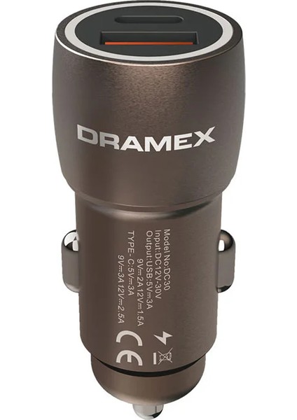 DC30B Pd 30W Araç Şarj Adaptörü