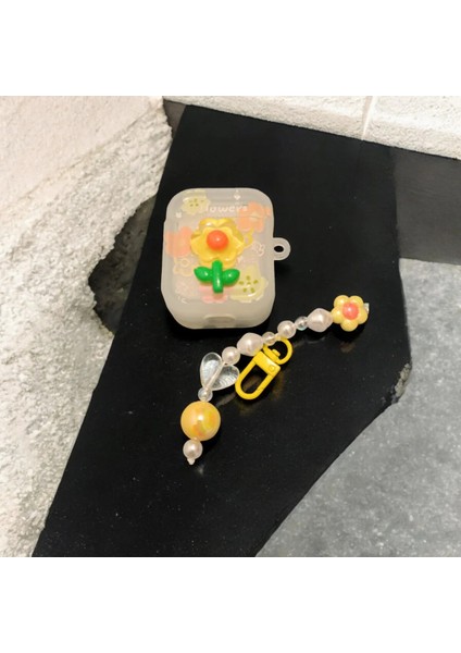 Airpods Kabartmalı Çiçek Desenli Kılıf 1./2. Nesil fiyatları