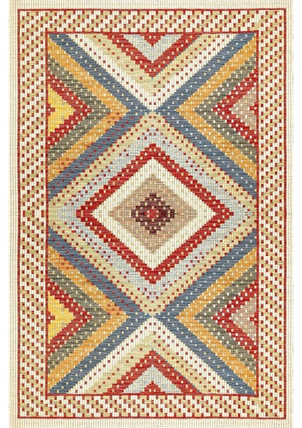 | Vintage Eskitme Tarz Otantik Minimalist Modern Desenli | Yıkanabilir Halı