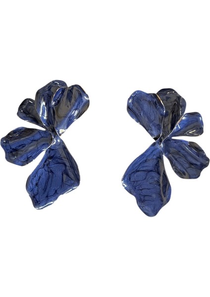 Dokulu Çiçek Küpe