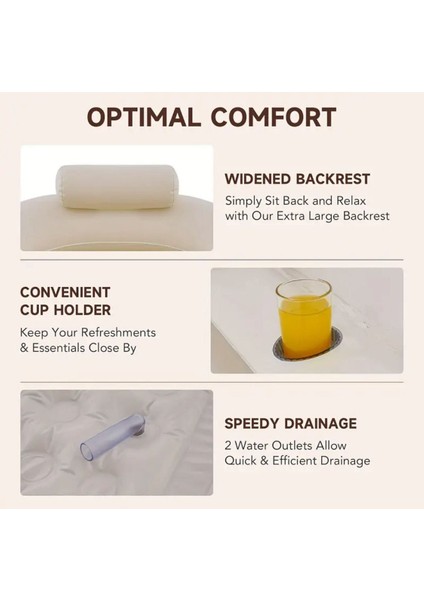 Taşınabilir Katlanabilir Banyo Küveti Spa 160X73CM fırsatları