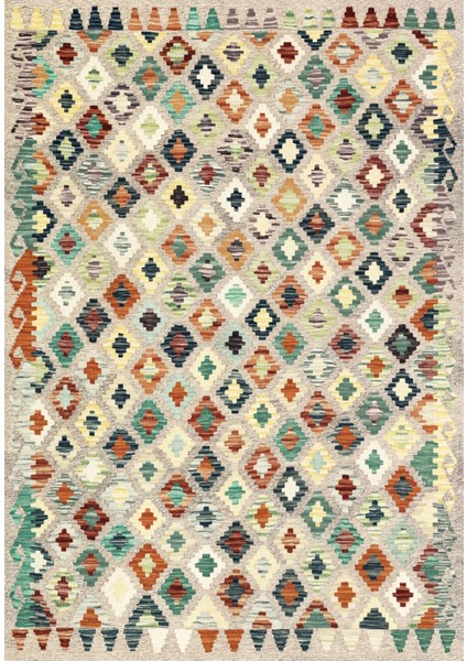 | Vintage Eskitme Tarz Otantik Minimalist Soft Krem-Yeşil | Yıkanabilir Halı fırsatları