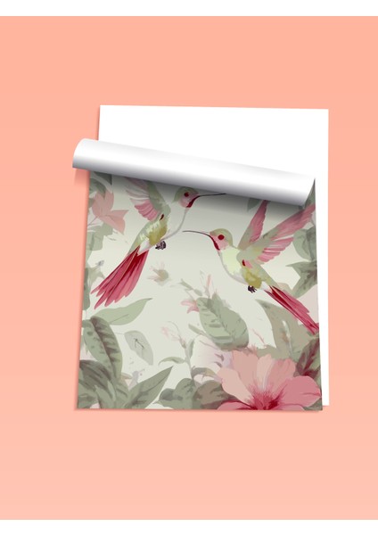 Çerçevesiz Poster, Doğa ve Kuş Illüstrasyonu, Yatak Odası Dekoru Poster No: 112547 fiyatları