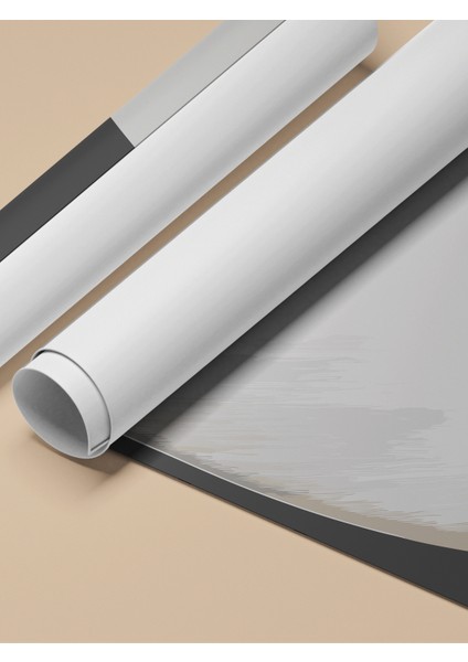 Çerçevesiz Poster, Minimal Siyah Beyaz Formlar, Ofis Dekoru Poster No: 112609 fırsatları