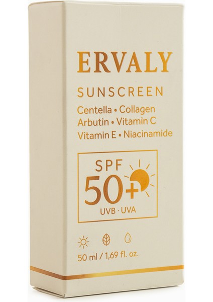 Yüksek Uvb+Uva Korumalı Yaşlanma Karşıtı Nemlendiricili 7 Aktifli SPF50+ Güneş Kremi fırsatları