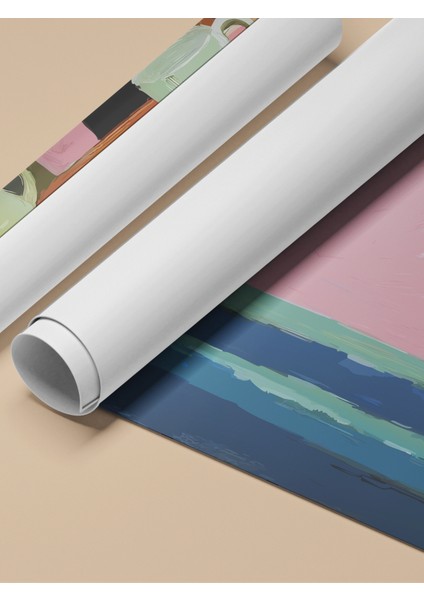 Çerçevesiz Poster, Köpek ve Kahve – Neşeli, Mutfak Dekoru Poster No: 112697 fırsatları