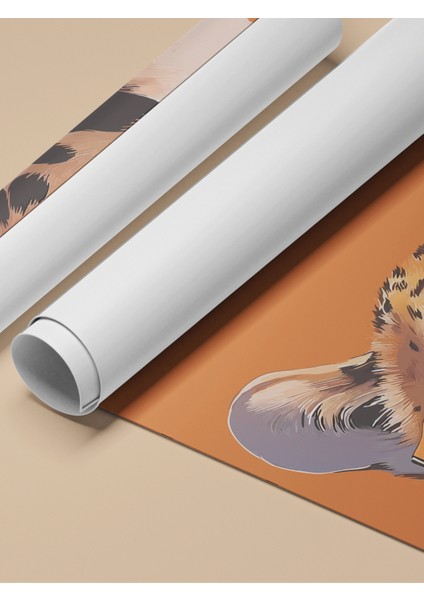 Çerçevesiz Poster, Gözlüklü Leopar Pop Art, Genç Odası Dekoru Poster No: 112486 fırsatları