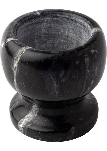 Mithra Life Lüks Doğal Desenli Ayaklı Siyah Mermer Oyma Havan ve Tokmak MIT1246 fırsatları