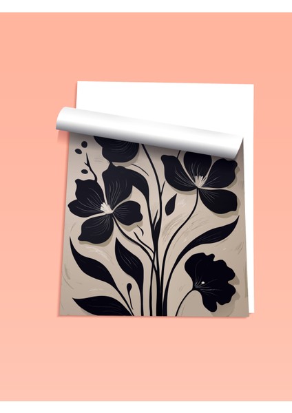 Çerçevesiz Poster, Çiçek Deseni – Modern Sanat, Yatak Odası Dekoru Poster No: 112648 fiyatları