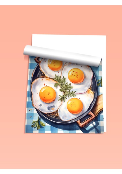 Çerçevesiz Poster, Kahvaltı Sofrası – Neşeli Tasarım, Mutfak Dekoru Poster No: 113050 fiyatları