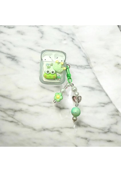 Airpods Kabartmalı Kurbağa Desenli Kılıf 1./2. Nesil fiyatları