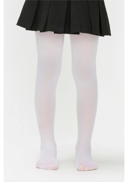 Kız Çocuk Micro 50 Den Külotlu Çorap 2'li Paket Siyah - Beyaz fiyatları