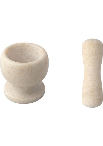 Mithra Life Lüks Doğal Desenli Ayaklı Beyaz Mermer Oyma Havan ve Tokmak MIT1247 fırsatları