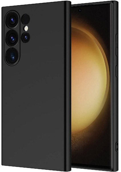 Galaxy S24 Ultra Kılıf Mnc Mara Laaakan Kapak-Siyah