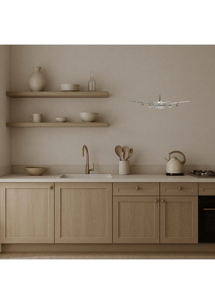 Sanatsal Uçak Duvar Dekorasyonu - VB2415-7775 modelleri