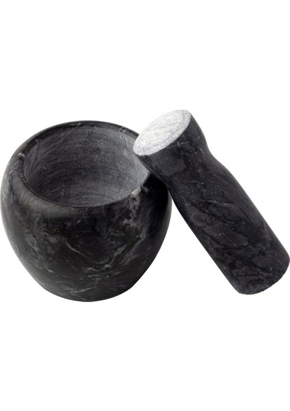 Mithra Life Lüks Doğal Desenli Koyu Gri Mermer Oyma Havan ve Tokmak MIT1251 indirimleri