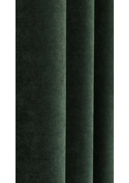 Taç Narden Çimen Yeşili Sade Soft Fon Perde 1x3 Sık Pile indirimleri