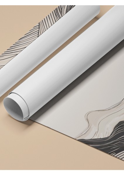 Çerçevesiz Poster, Minimal Dağ Manzarası, Salon Dekoru Poster No: 112506 fırsatları