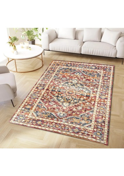 | Vintage Eskitme Tarz Otantik Minimalist Modern Desenli | Yıkanabilir Halı fiyatları