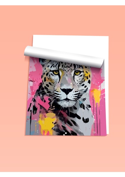 Çerçevesiz Poster, Beyaz Kaplan – Modern Sanat, Genç Odası Dekoru Poster No: 112921 fiyatları