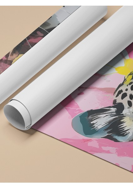 Çerçevesiz Poster, Beyaz Kaplan – Modern Sanat, Genç Odası Dekoru Poster No: 112921 fırsatları