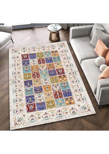 | Vintage Eskitme Tarz Otantik Minimalist Modern Desenli| Yıkanabilir Halı fırsatları