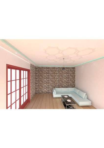 Lamba Tavan Göbeği MODÜLER-8GEN-EĞRI-54-9-PARÇA-56CM fiyatları