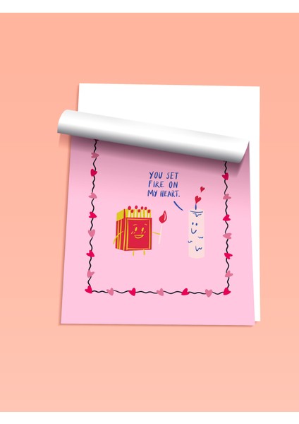 Çerçevesiz Poster,minimal Aşk Illüstrasyonu – Pembe Tonlar, Genç Odası Dekoru Poster No: 112941 fiyatları