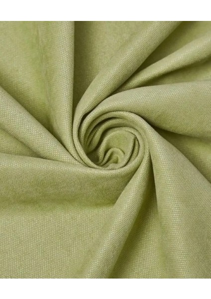 Taç Narden Açık Yeşil Sade Soft Fon Perde 1x3 Sık Pile modelleri