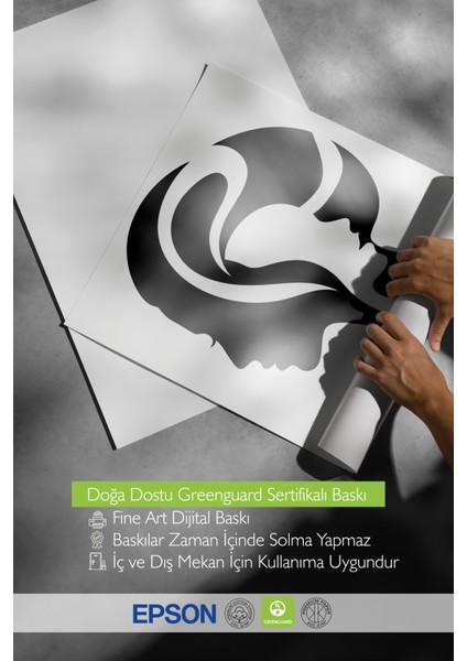 Çerçevesiz Poster, Kadın Silueti – Minimal Sanat, Yatak Odası Dekoru Poster No: 112777