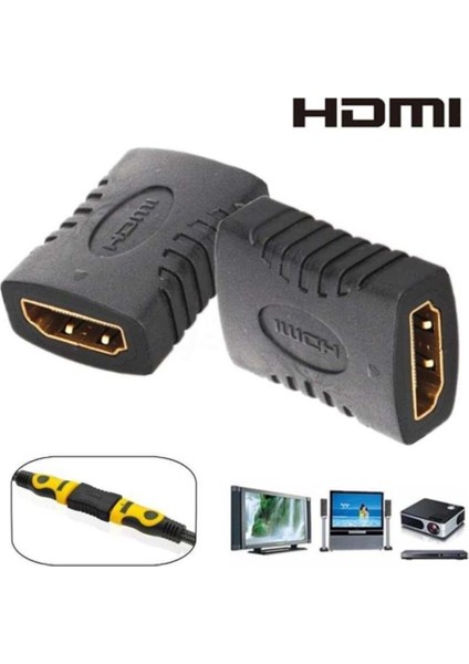 HDMI Dişi Dişi Ara Çevirici Dönüştürücü Adaptör | 4K UHD Destekli, Yüksek Hızlı Ara Çevirici