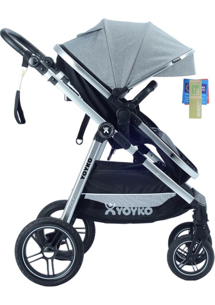 Luxury I-Size Travel Sistem Bebek Arabası 3 In 1 Gri Silver modelleri