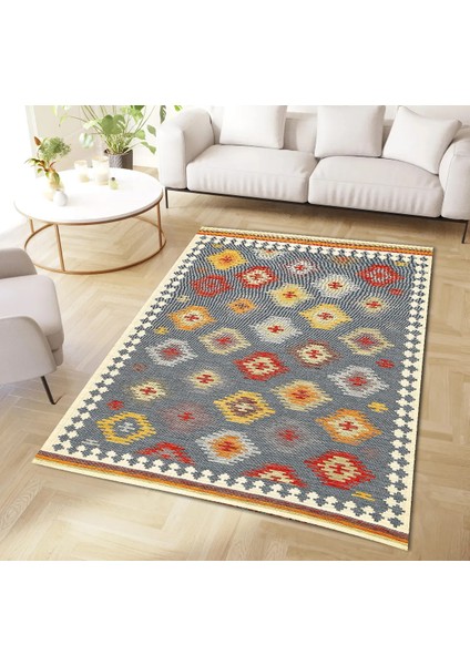 | Vintage Eskitme Tarz Otantik Minimalist Modern Desenli | Yıkanabilir Halı fiyatları