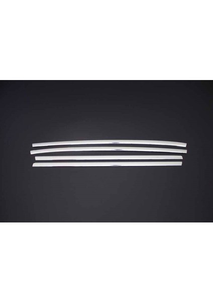 Peugeot 208 Hb Uyumlu Cam Çıtası 4 Parça 2019 ve Üzeri Paslanmaz Krom