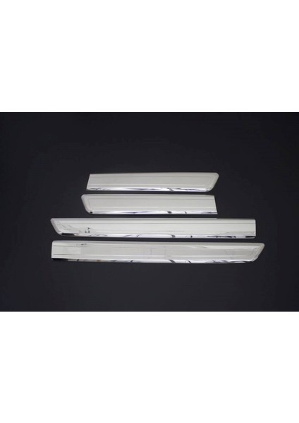 Peugeot Bipper Uyumlu Yan Kapı Çıtası 4 Parça 2008 ve Üzeri Paslanmaz Krom